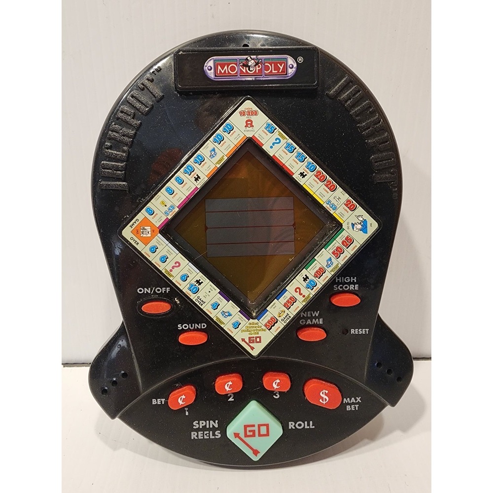 Hasbro Monopoly  Electronic Handheld‎ Game - 1999  Tested